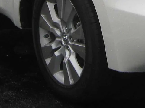 Wheels and the ground line close-up, your photo