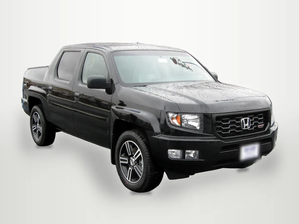 Honda Ridgeline Sport pickup, front three-quarter — edited