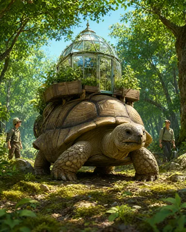 Garden pack tortoise