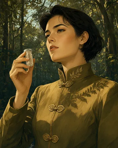 Forest glass botanist