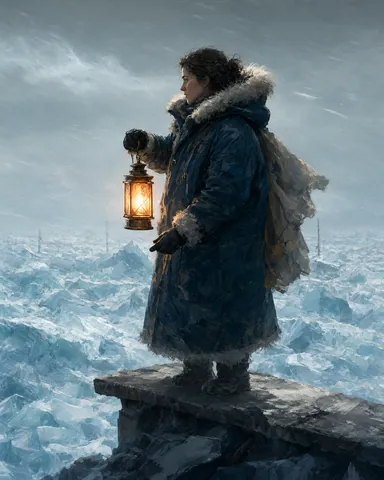 Glacier lamp keeper