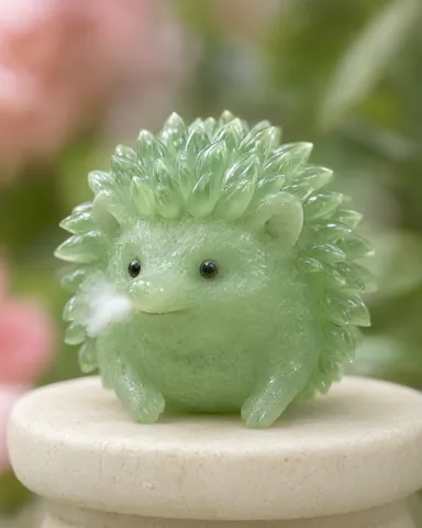 Crystal pear hedgehog