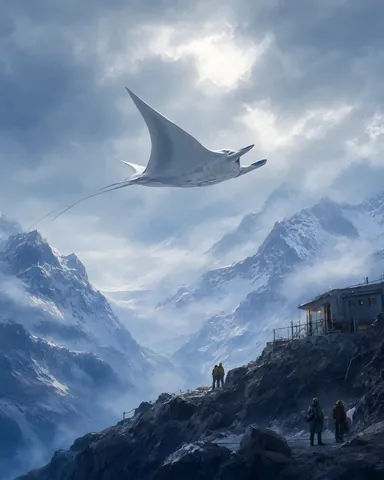 The alpine sky manta