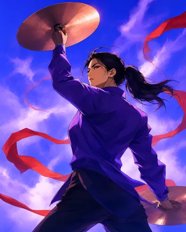 The copper cymbal