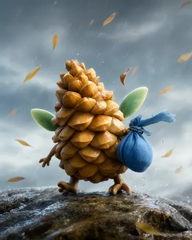 The pinecone traveler