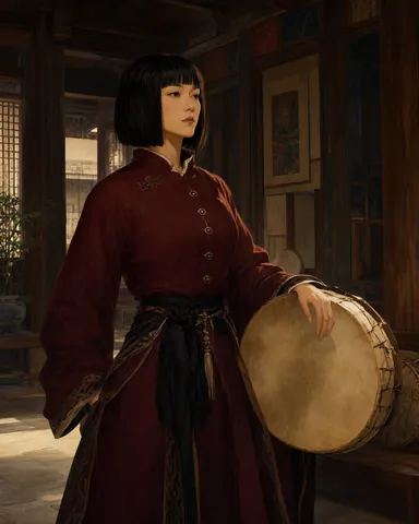 The ceremonial drummer