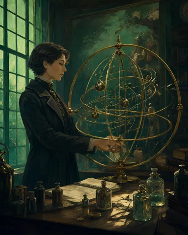 The floating orrery desk