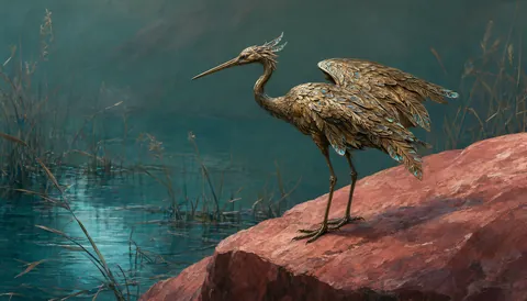 Bronze marsh heron
